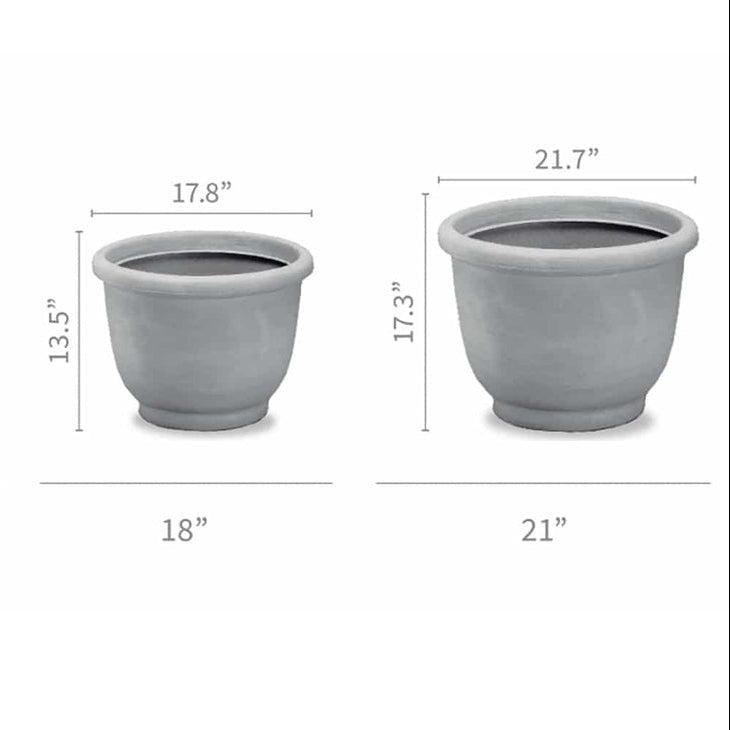 Crescent Garden Agave Planter