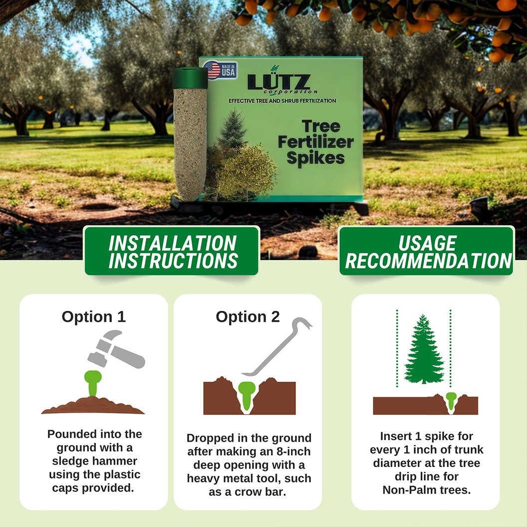 Lutz Ultra Citrus Fertilizer Spikes