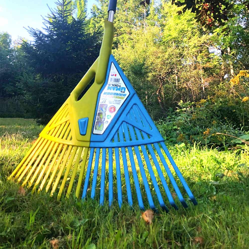 3-in-1 Leaf Rake & Grabber