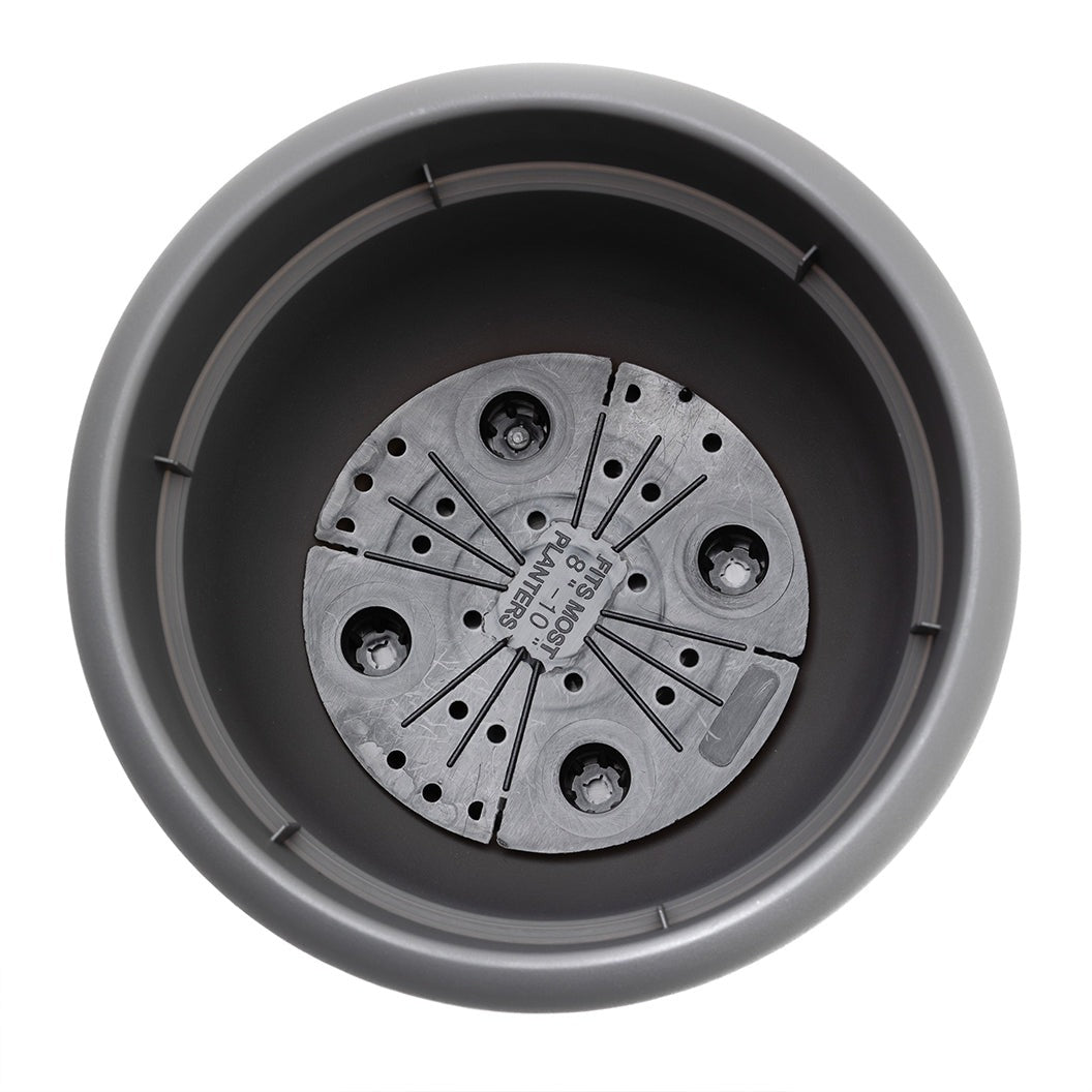 Bloem Ariana Self-Watering Planter in Charcoal