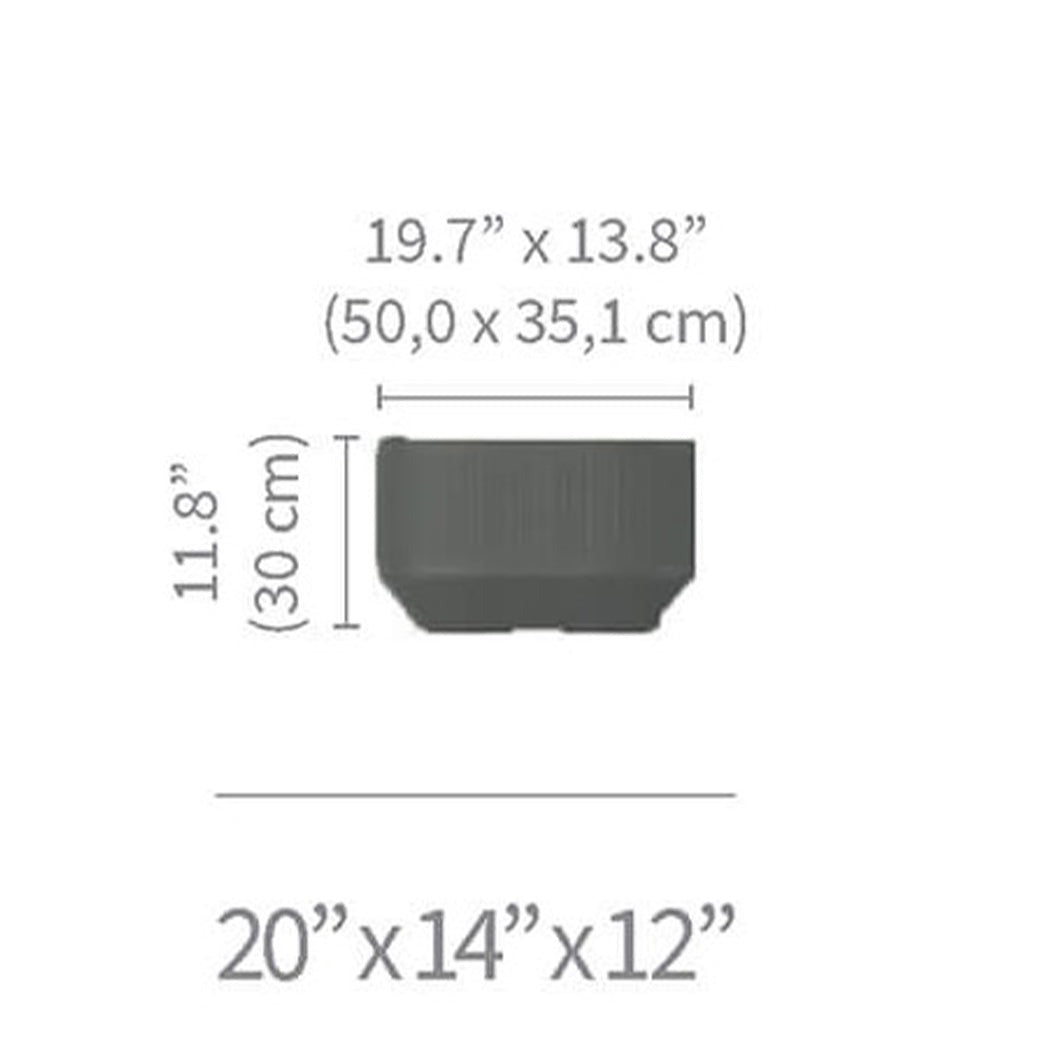 Crescent Garden Self-Watering Mod Planter